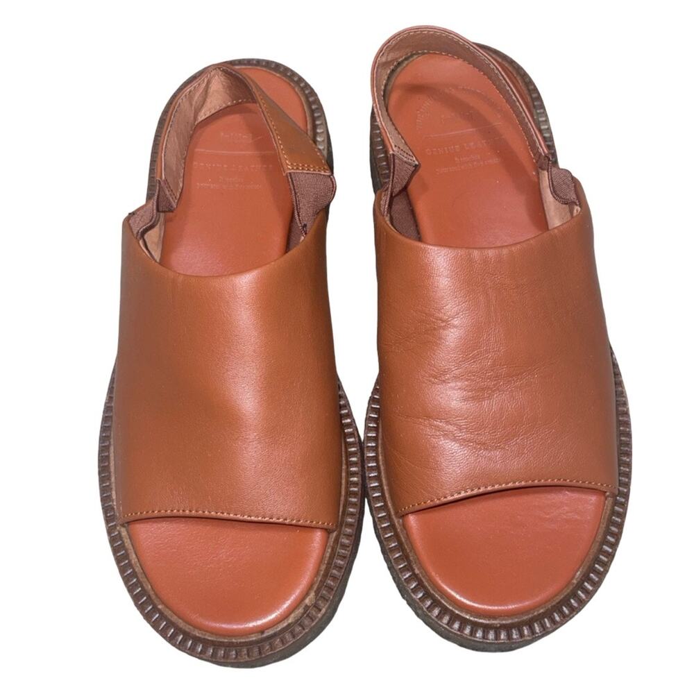 Initial The Unusual Experience Brown Leather Crep… - image 1